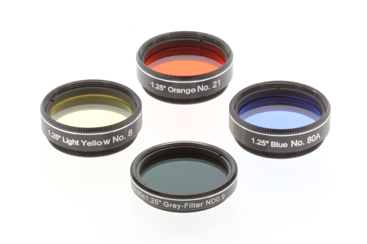Kit de Filtres pour télescopes d'ouverture à partir de 50,8 mm – Filtres colorés pour l'observation lunaire et planétaire