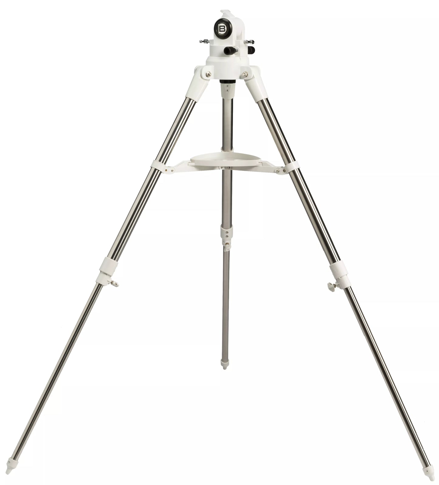 Trépied en inox réglable en hauteur avec base équatoriale et niveau à bulle pour monture photo BRESSER (art. 4964111) - pour l'astronomie - BRESSER