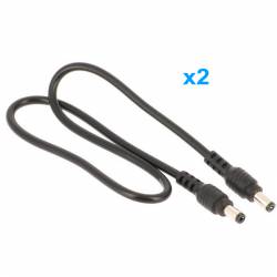 Ensemble de 5 câbles d'alimentation 5,5/2,1 mm pour l'astronomie - ZWO