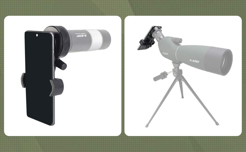 Adaptateur Universel pour Smartphone vers Appareil Optique - SVBONY