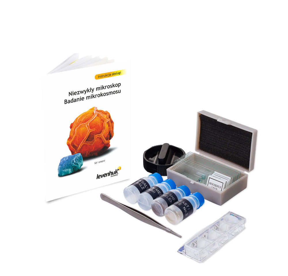 Microscope enfant LabZZ M101 40x-640x avec kit d'expériences - Levenhuk