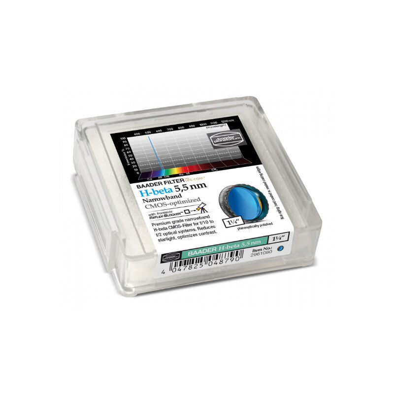Filtre H-Beta CMOS Narrowband 31,8 mm pour observation et photographie - Baader