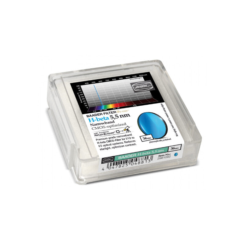 Filtre H-Beta CMOS Narrowband 36mm pour Observation et Photographie - Baader