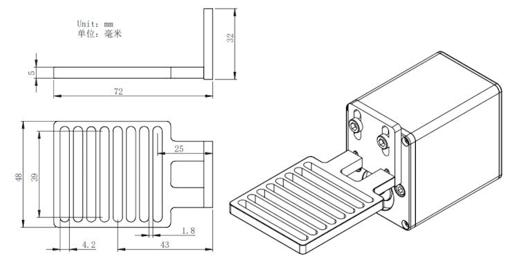 Platine d'adaptation EAF ZWO pour Takahashi – FSQ85/106 (sauf la première génération) et TOA-130NFB - ZWO