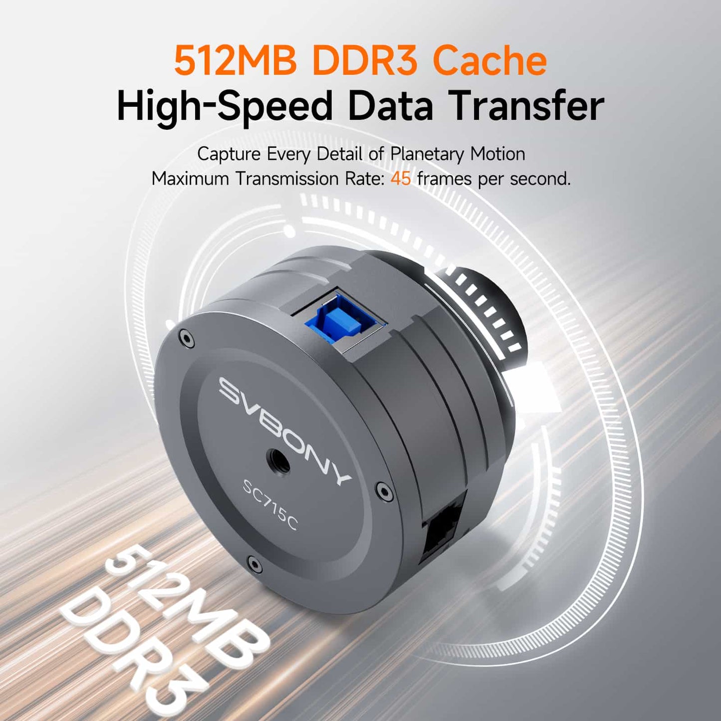Telecamera Planetaria a Colori CMOS IMX715 USB3.0 per la Captura di Oggetti del Cielo Profondo - Svbony