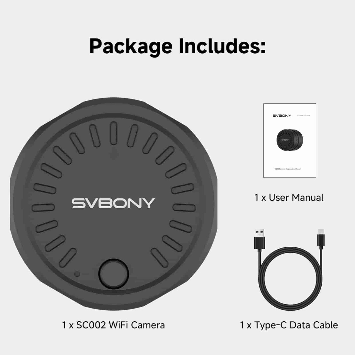 Caméra Oculaire WiFi SC002 pour Digiscopie d’Oiseaux – SVBONY