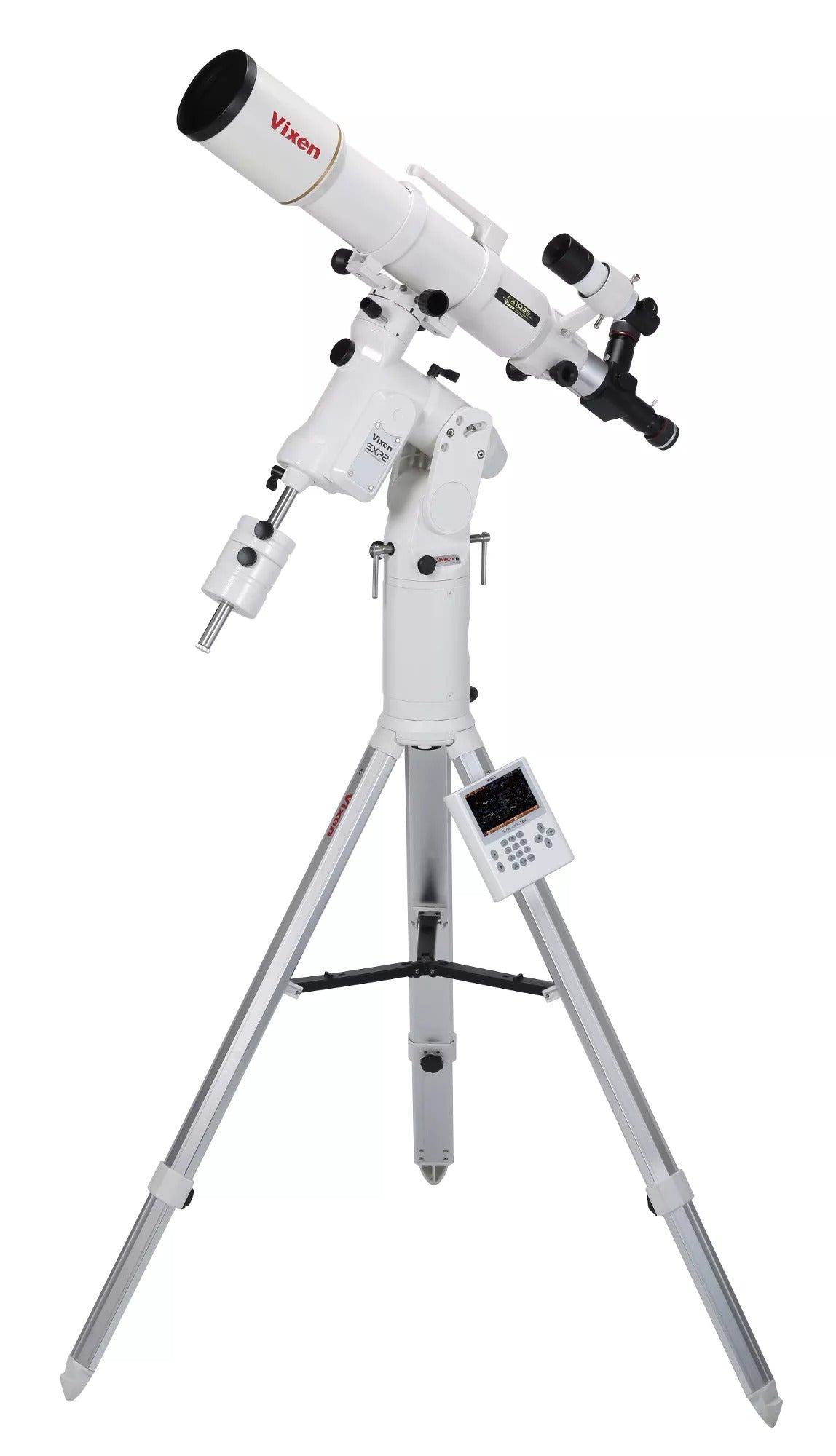 Télescope SXP2-AX103S-S-PFL pour l'astronomie – Monture SXP2 et AX103S ED triplet, STARBOOK TEN - Vixen