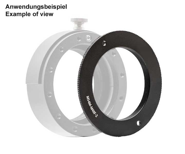 Adaptateur ZWO M48/M54 (F/M) 2mm - ZWO