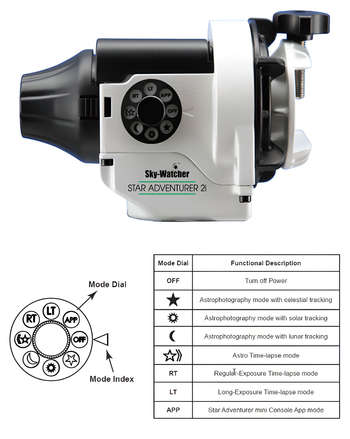 Monture Star Adventurer 2i WiFi pour l'astronomie - Sky-Watcher