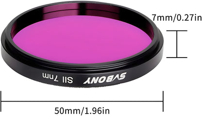 Filtre SII 2 Pouces 7nm pour Astrophotographie - SVBONY