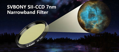 Filtre SII 2 Pouces 7nm pour Astrophotographie - SVBONY