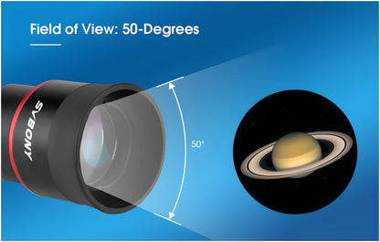 Oculaire Plossl Super Wide Angle 1.25 pouces - SVBONY