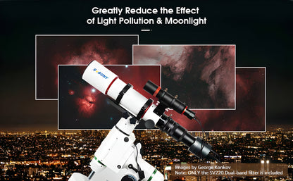 Filtre Dual-Band 2" Nébulaires pour l'Astronomie - SVBONY