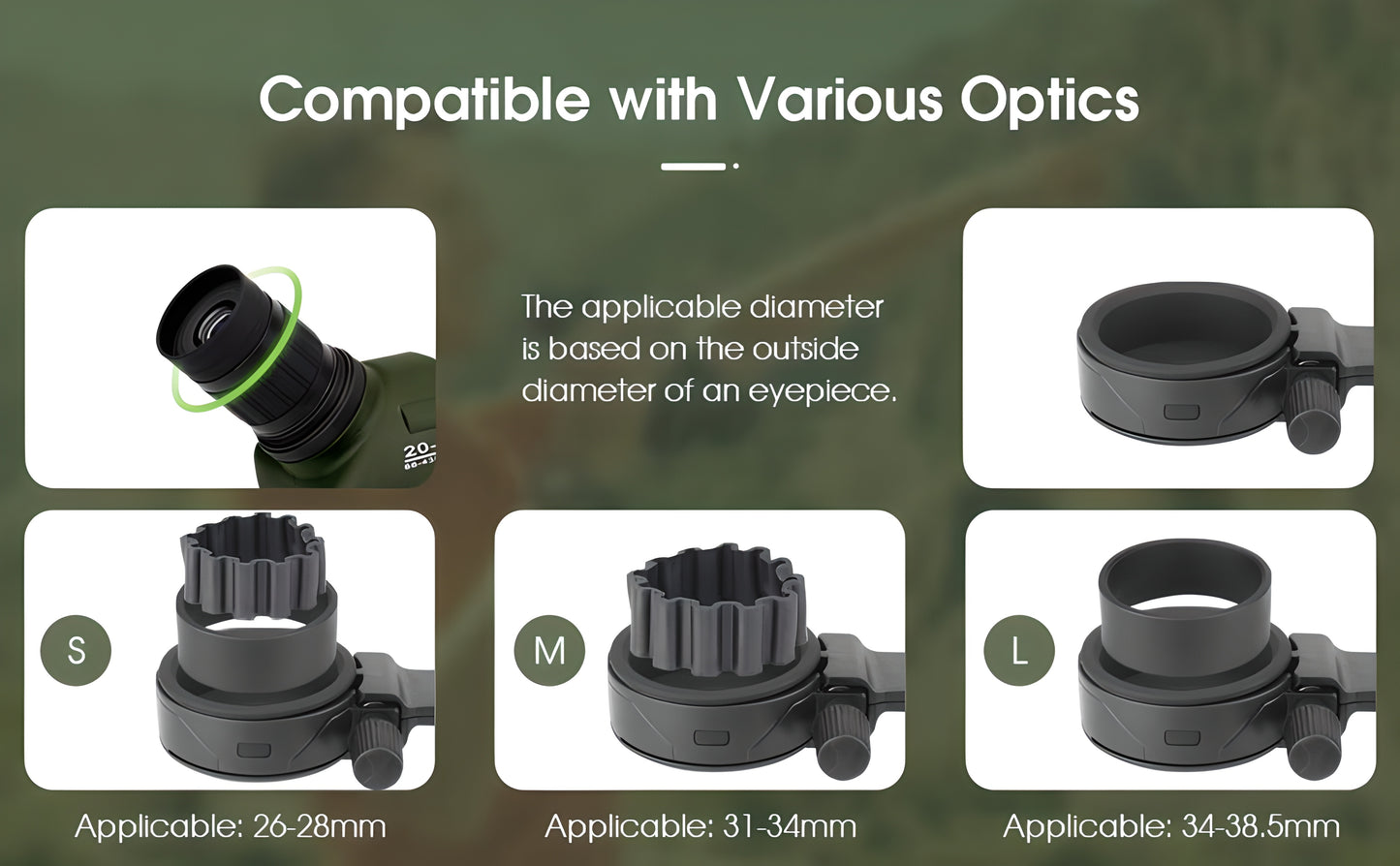 Adaptateur Universel pour Smartphone vers Appareil Optique - SVBONY