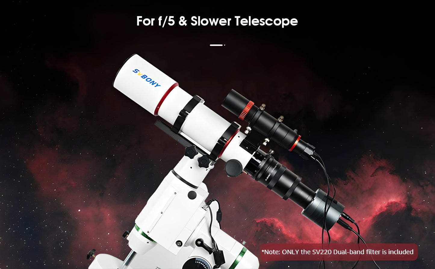 Filtre Dual-Band 2" Nébulaires pour l'Astronomie - SVBONY