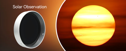 Filtre Solaire 140mm SV229 avec Capuchon en Métal - Svbony