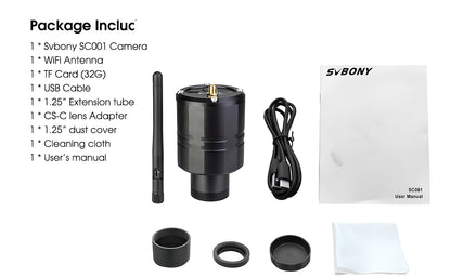 SC001 WLAN-Kamera 1080p für Ferngläser und Teleskope
