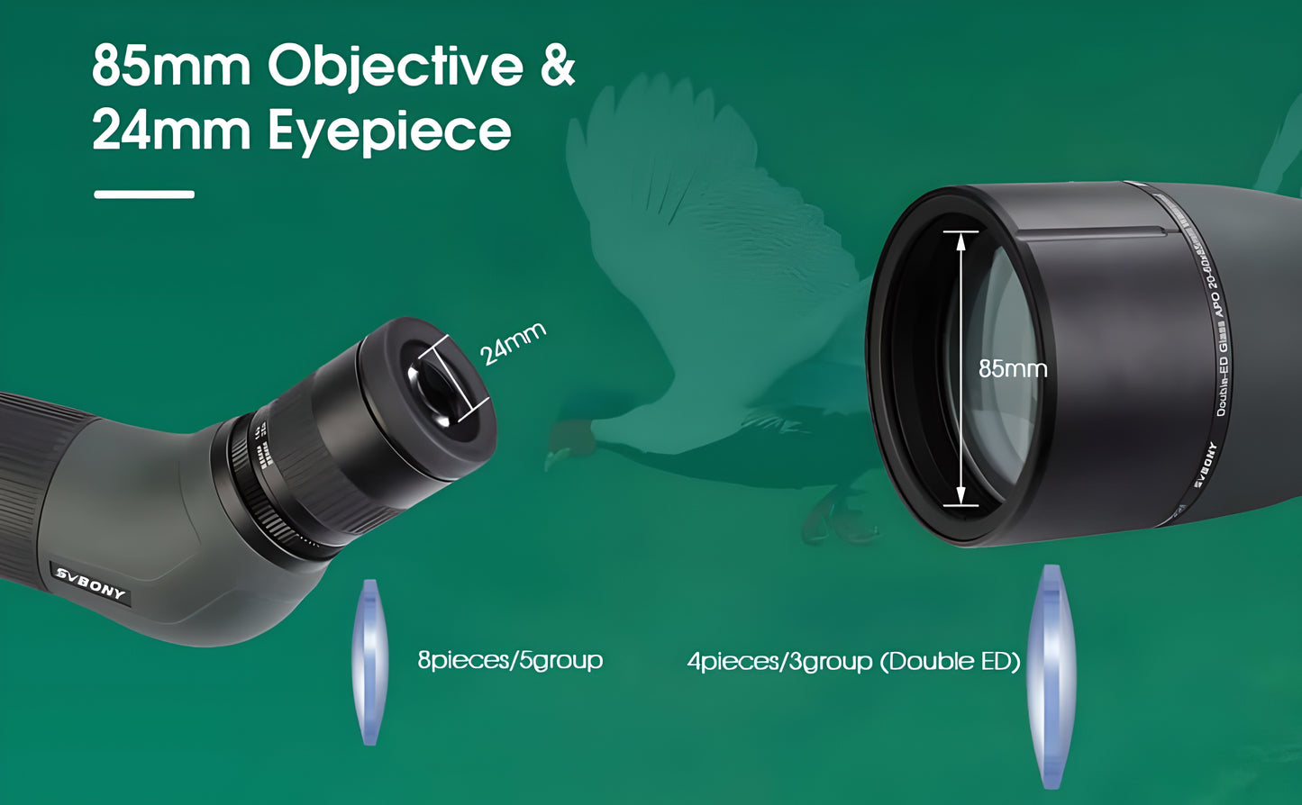 تلسكوب APO 20-60x85 - Svbony