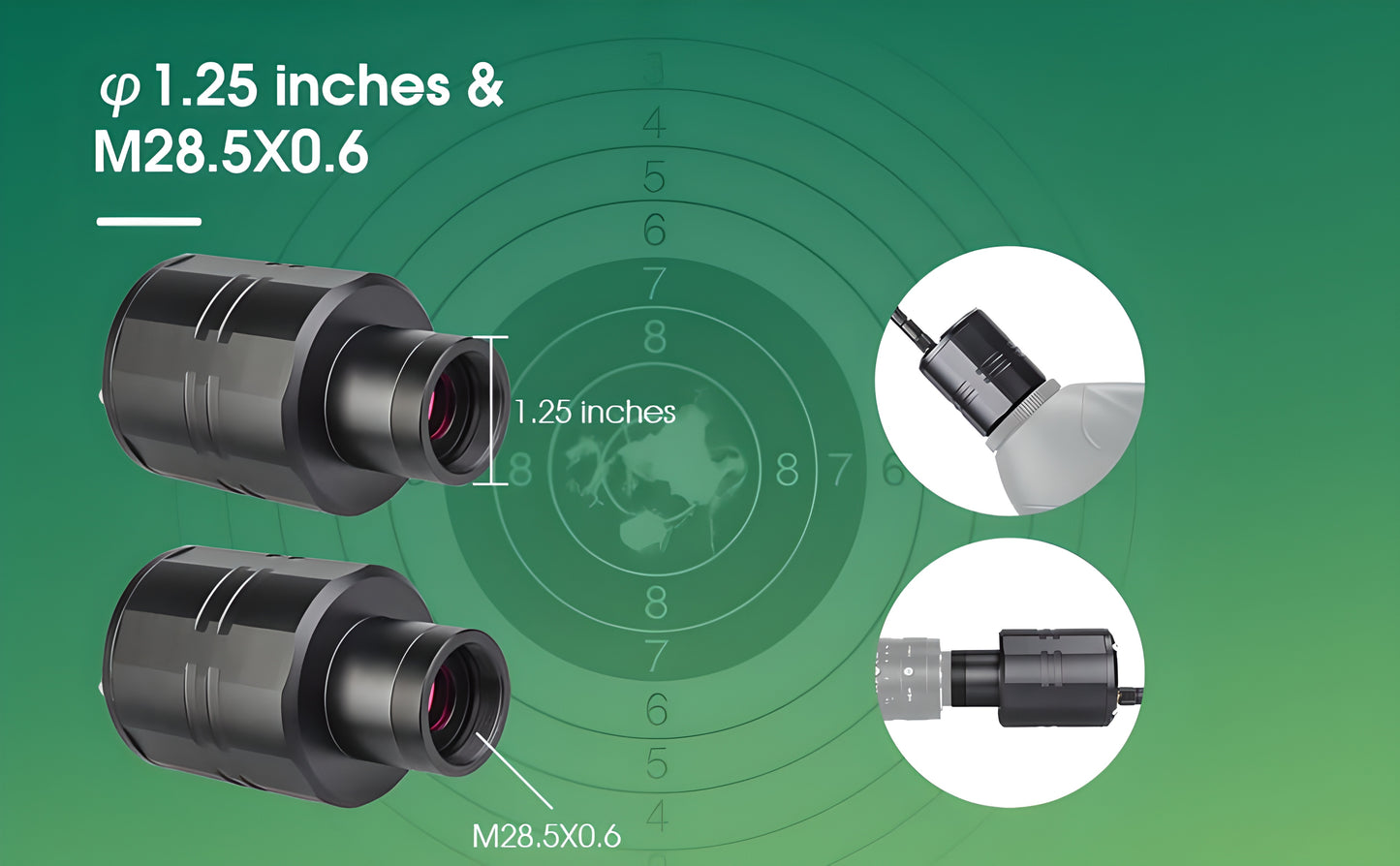 SC001 WLAN-Kamera 1080p für Ferngläser und Teleskope