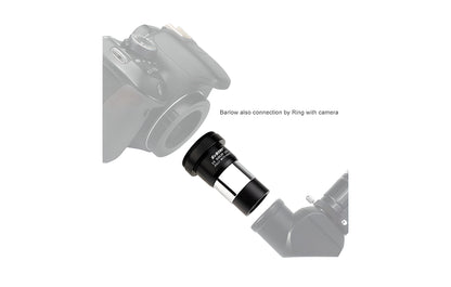 Lentille Barlow 2x pour Télescope 1.25" (31.7 mm) HD Multicouche - Svbony
