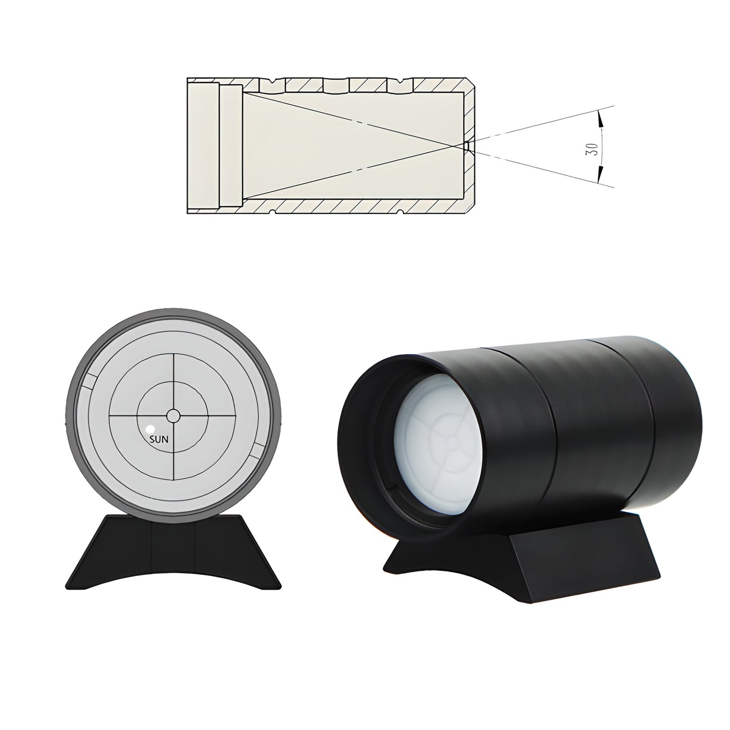 Lunette de Positionnement Solaire en Métal - SVBONY