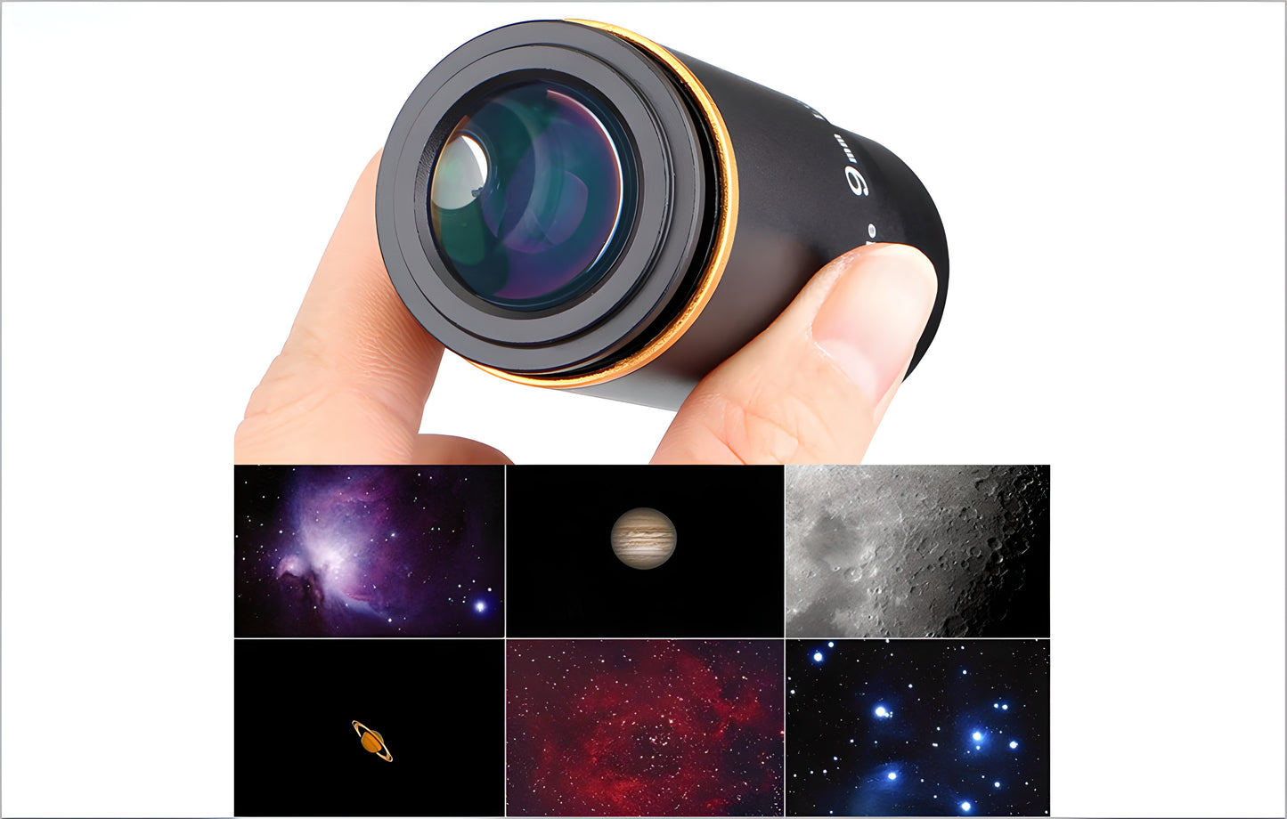 Oculaires Astronomiques 1,25" - Clarté et Confort pour l'Observation Nocturne