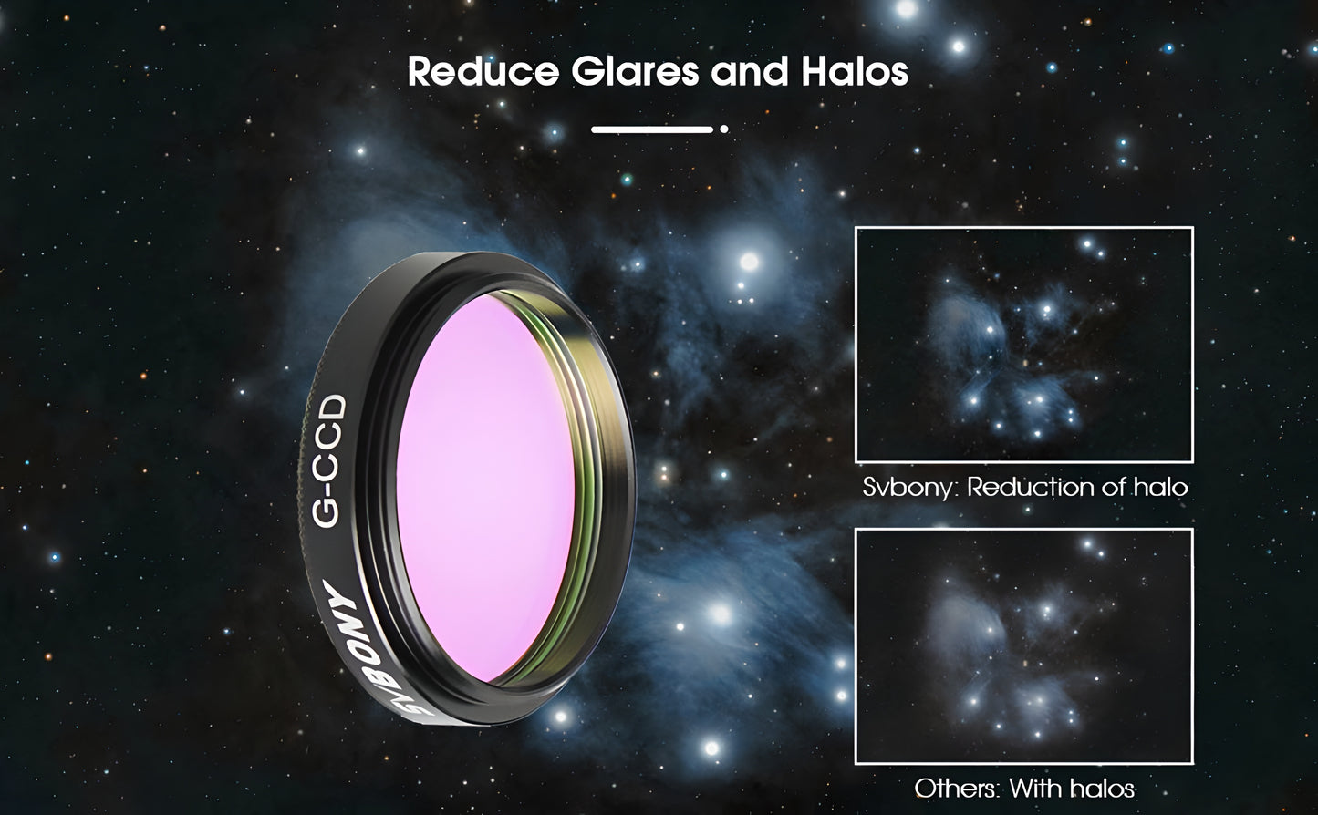 Kit de Filtres LRGB 1,25" et 2" pour Astrophotographie - Svbony