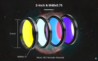 Kit de Filtres LRGB 1,25" et 2" pour Astrophotographie - Svbony