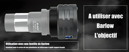Caméra Planétaire Couleur SV505C IMX464 Sensible à l’IR pour l'Astronomie - SVBONY
