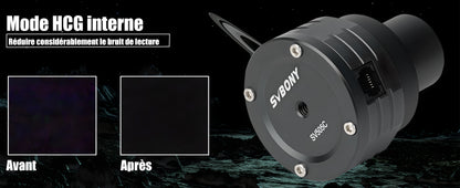 Caméra Planétaire Couleur SV505C IMX464 Sensible à l’IR pour l'Astronomie - SVBONY