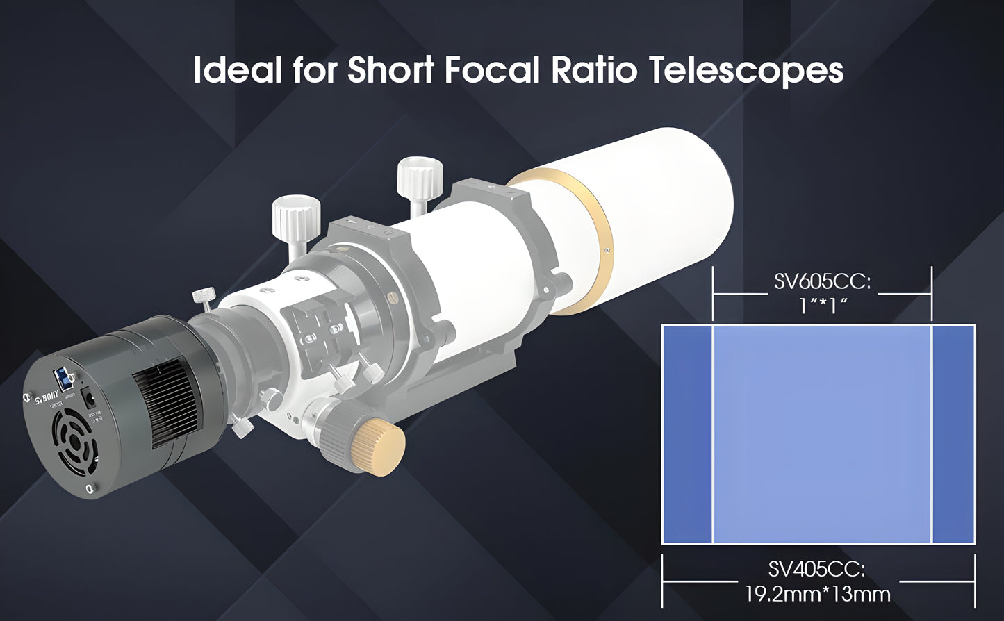 Caméra SV605CC OSC pour Astrophotographie Profonde IMX533 - SVBONY