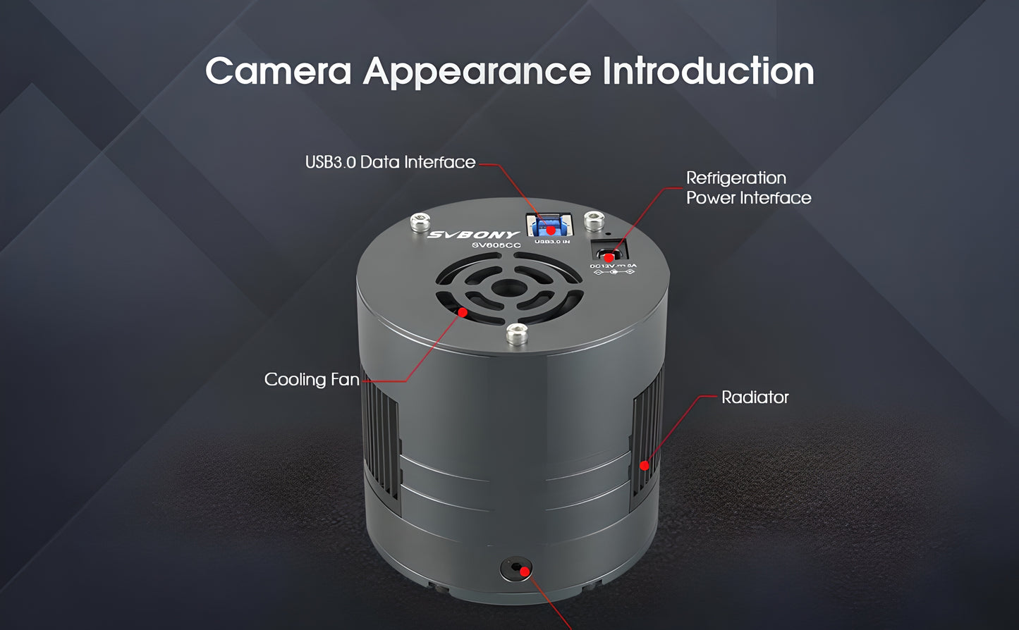 Caméra SV605CC OSC pour Astrophotographie Profonde IMX533 - SVBONY
