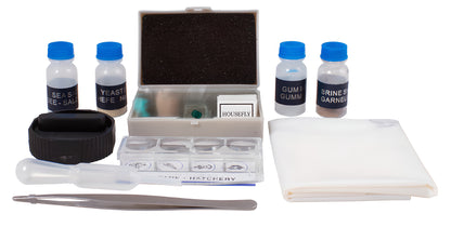 Kit d’expériences pour microscope avec guide et accessoires Levenhuk