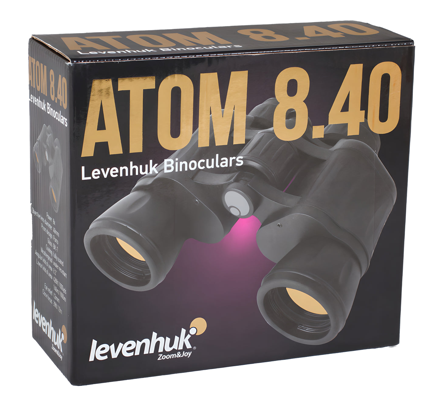 Jumelles grand angle Atom 8x40 Porro BK-7 - Levenhuk