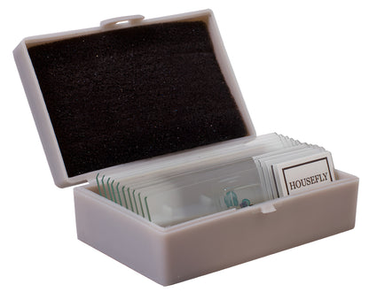 Kit d’expériences pour microscope avec guide et accessoires Levenhuk