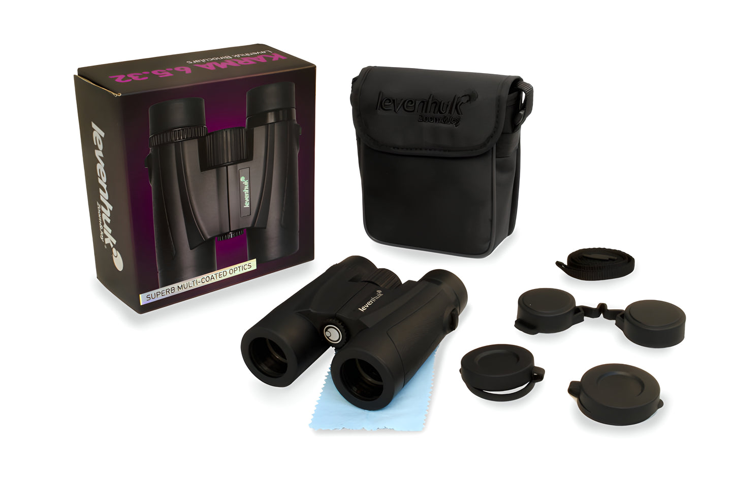 Jumelles compactes Karma 6,5x32 de voyage - Levenhuk
