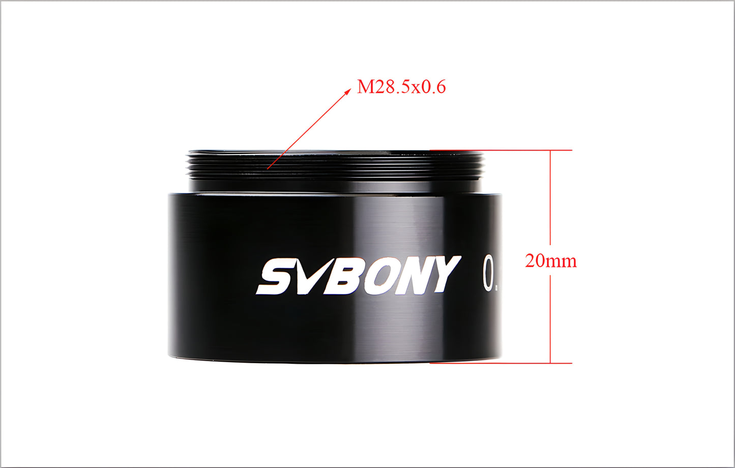 Réducteur de Focale 0.5x 1.25 Pouces pour Télescope - SVBONY