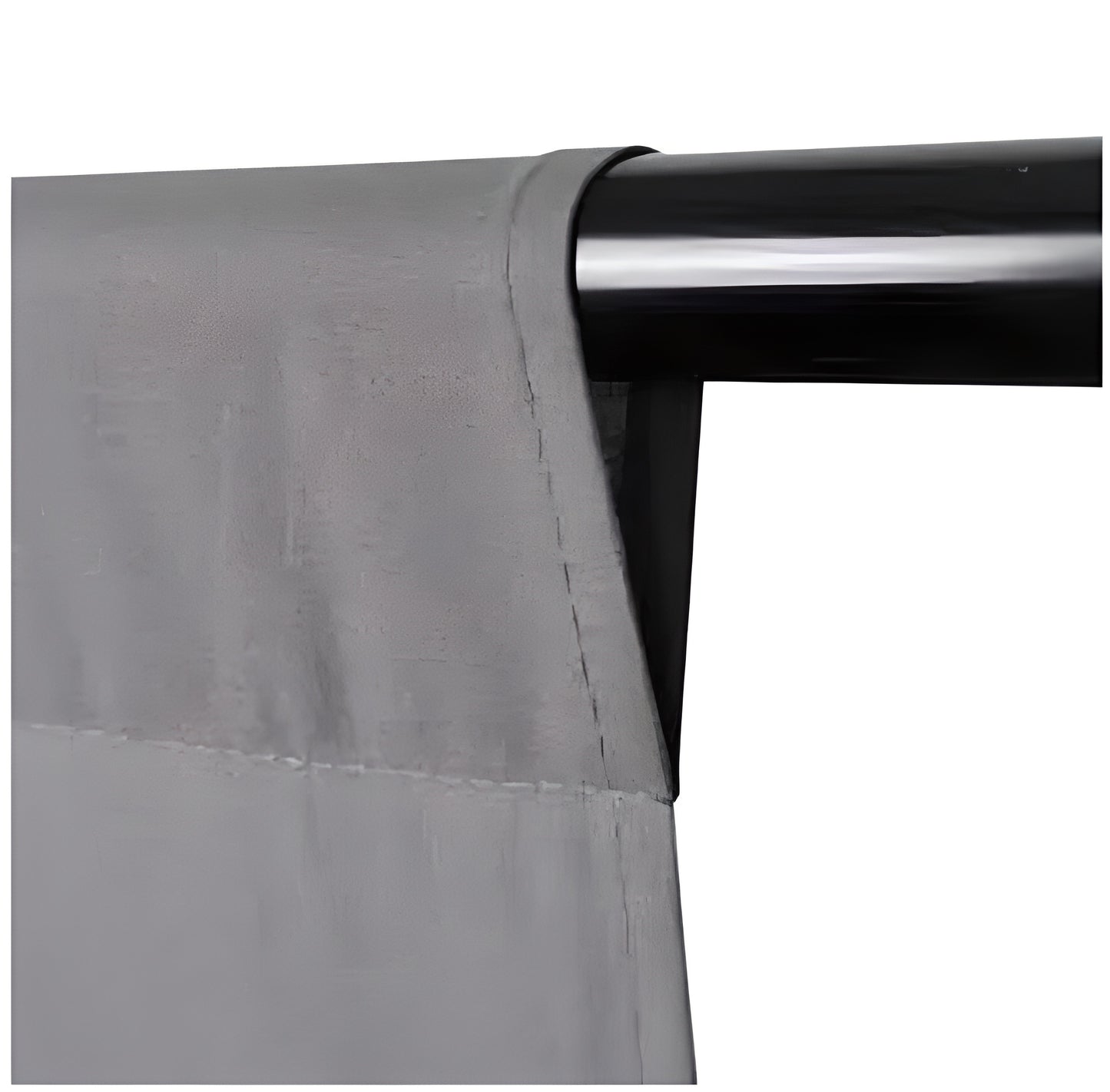 Kit support de fond studio avec toile coton grise 3 x 6 m Bresser BR-D23