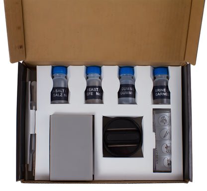 Kit d'expériences pour microscope avec lames et guide - Levenhuk