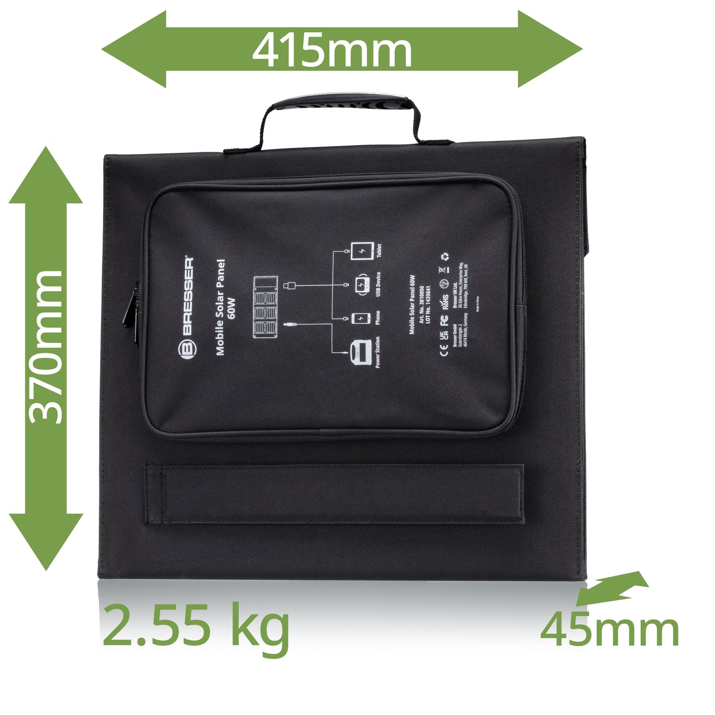Panell solar mòbil de 60w amb USB