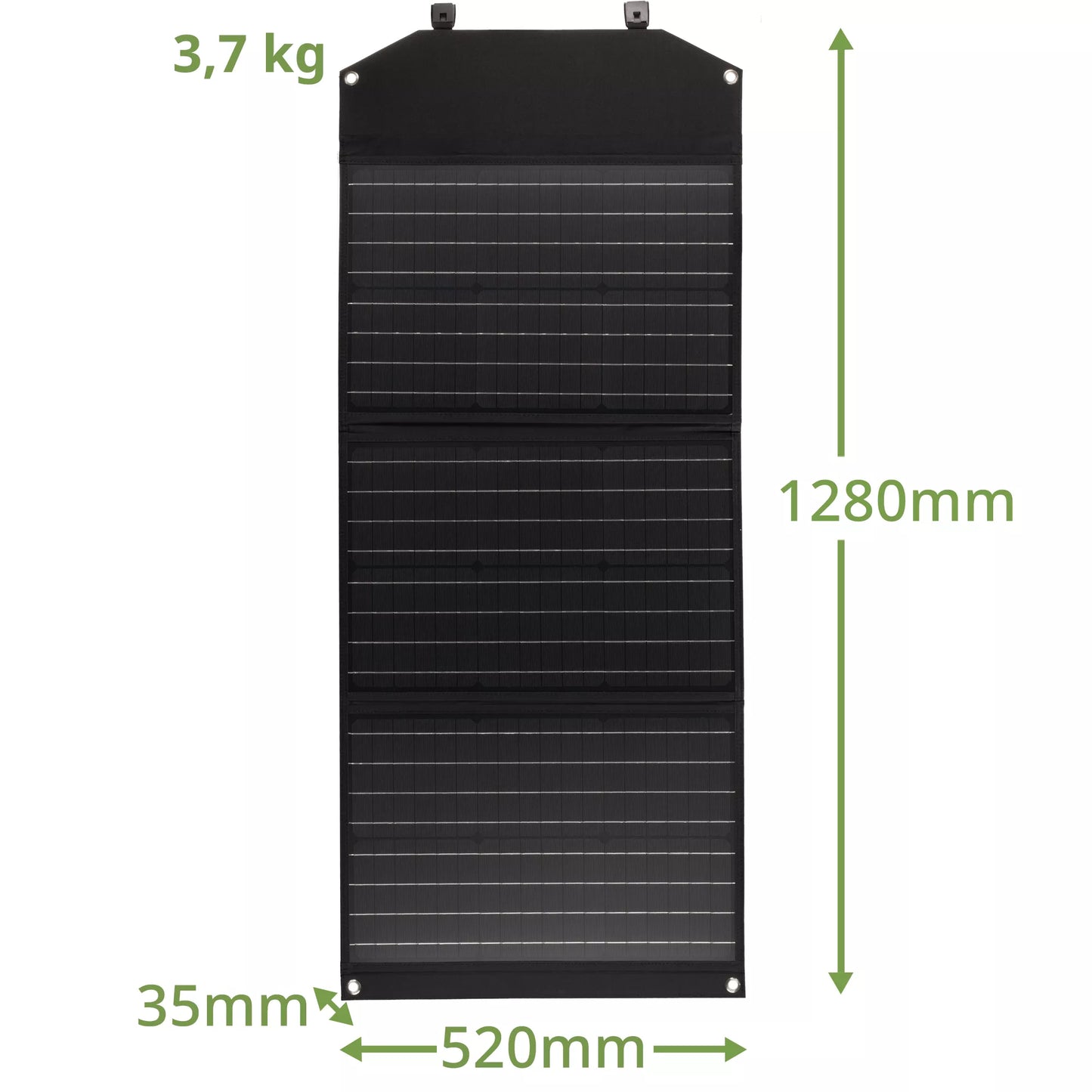 90w kannettava aurinkopaneeli USB:llä