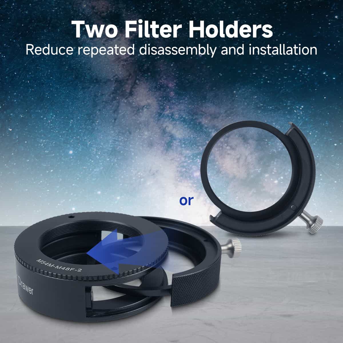 SVBONY SV226 Tiroir Filtre M54 pour Astrophotographie