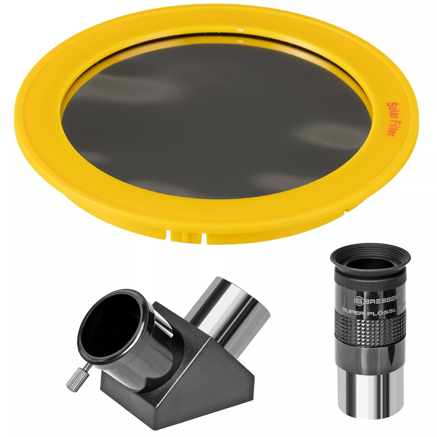 Lunette astronomique Messier AR-90/900 NANO AZ – observation lunaire et solaire, filtre solaire inclus – Bresser