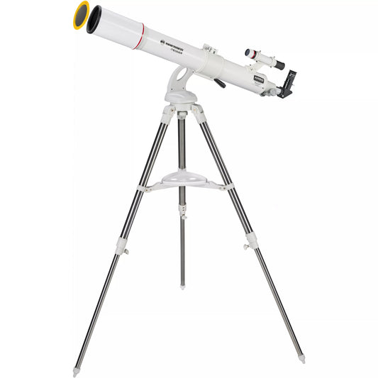 Lunette astronomique Messier AR-90/900 NANO AZ – observation lunaire et solaire, filtre solaire inclus – Bresser