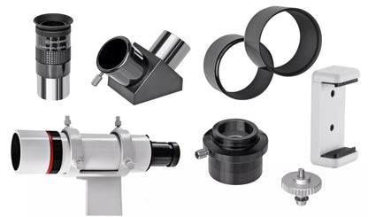 Télescope réfracteur AR-127S/635 OTA Hexafoc pour l'observation nocturne et solaire - Bresser