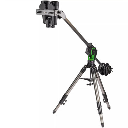 Monture binoculaire Slider avec trépied en acier inoxydable pour l’observation du paysage et du ciel - BRESSER