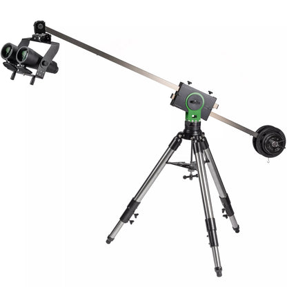 Monture binoculaire Slider avec trépied en acier inoxydable pour l’observation du paysage et du ciel - BRESSER