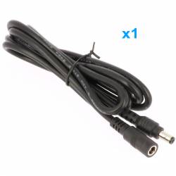 Ensemble de 5 câbles d'alimentation 5,5/2,1 mm pour l'astronomie - ZWO