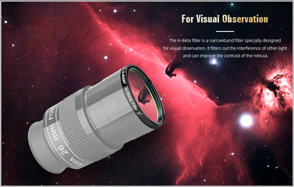 Filtre H-Beta SVBONY SV132 25nm pour Télescope 2 pouces