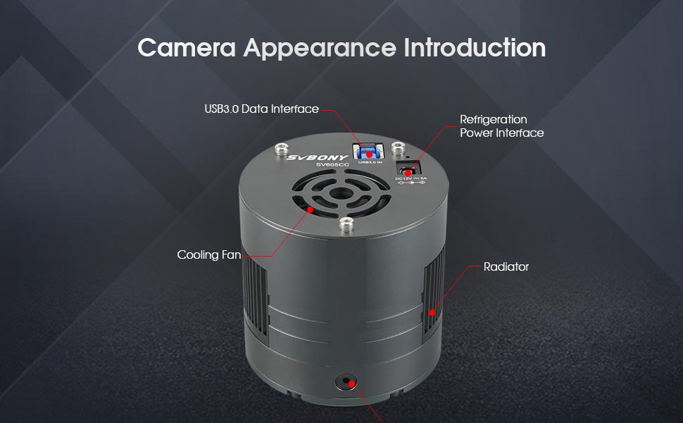 Caméra SV605CC OSC pour Astrophotographie Profonde IMX533 - SVBONY